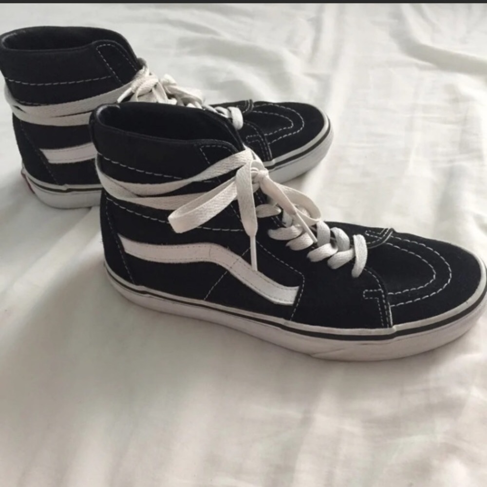 Black high top vans